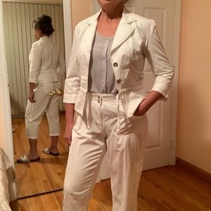 T-Summer blazer & pants by DKNYJeans, blazer will fit S, marked SP